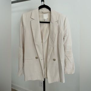 Cream blazer